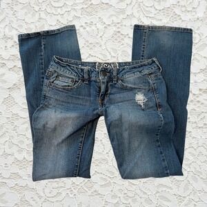 vintage y2k low rise bootcut fare jeans